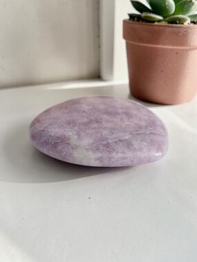 Lavender Polished Stone  Palmstone